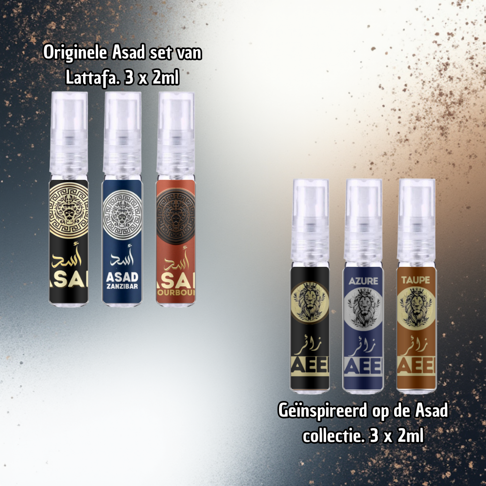 Asad Set Origineel & Dupe