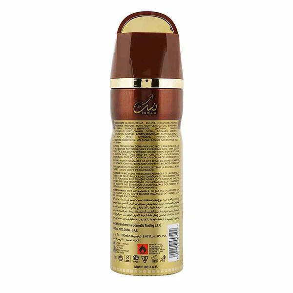 Bruin gouden sprayflesje met pomp voor amber oud deodorant
