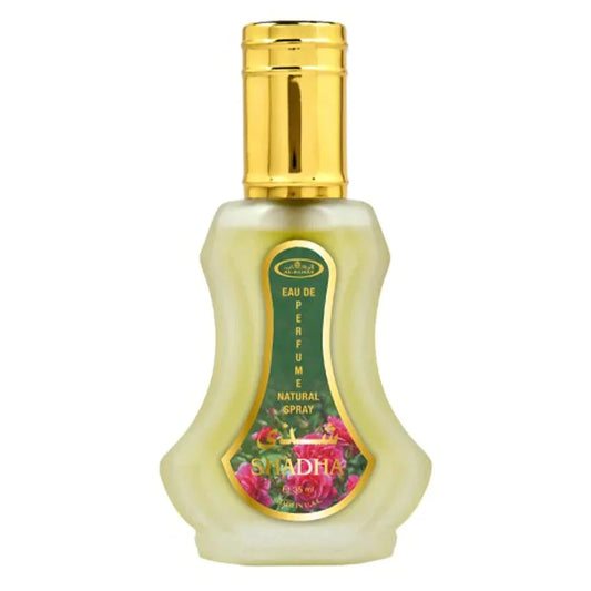 Al-Rehab Parfum Shadha fles met gouden dop, luxe parfum shadha geur