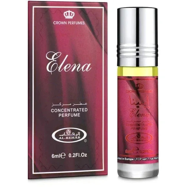 Elena geconcentreerde parfumolie met bloemige geur in rollerball, Al-Rehab parfumolie