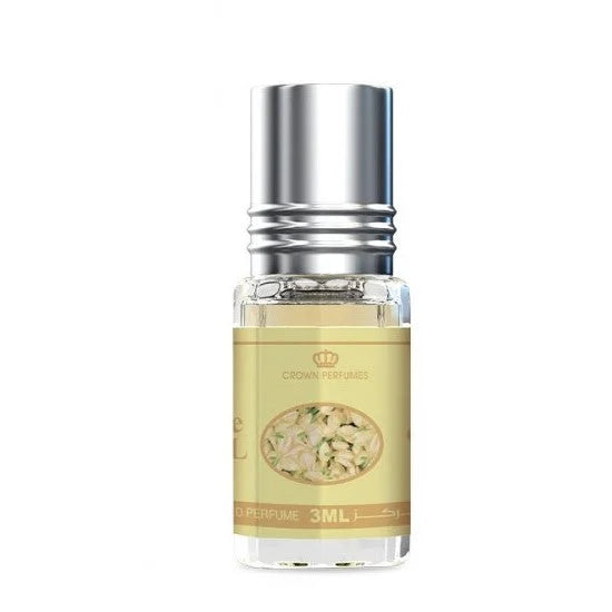 Al-Rehab Parfumolie Full met Witte Bloemen in 6 Ml flacon met zilveren dop