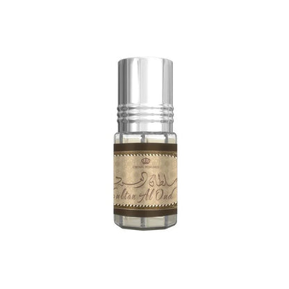 Zilveren rollerball al-rehab parfumolie Sultan 6 ml met gouden dop