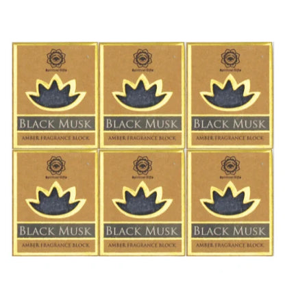 Green Tree Amber Fragrance Block Black Musk Set 6 Pcs