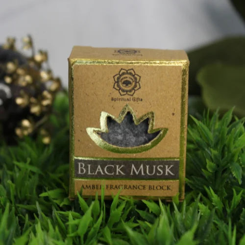 Green Tree Amber Fragrance Block Black Musk Set 6 Pcs