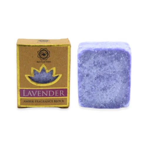 Green Tree Amber Fragrance Block Lavender Set 6 Pcs