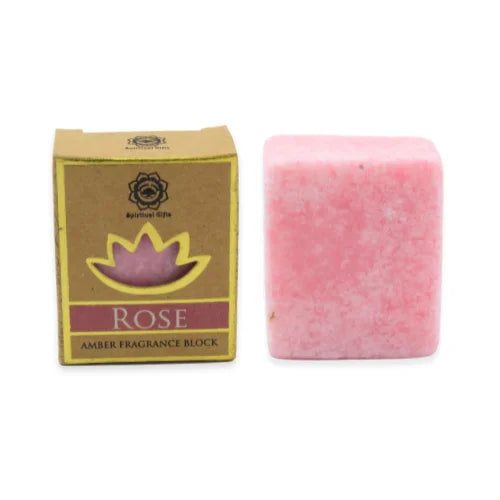 Green Tree Amber Fragrance Block Rose Set 6 Pcs