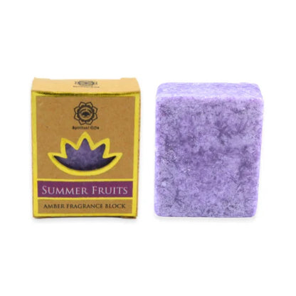 Green Tree Amber Fragrance Block Summer Fruits Set 6 Pcs