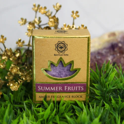 Green Tree Amber Fragrance Block Summer Fruits Set 6 Pcs