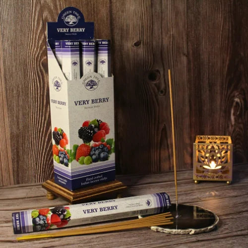 Green Tree Very Berry Incense - Hout Poeder