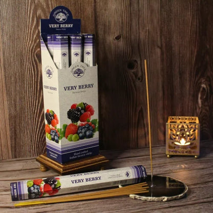 Green Tree Very Berry Incense - Hout Poeder