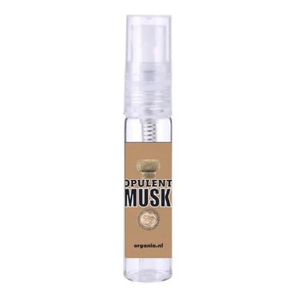Lattafa Parfum opulente musk geur in glazen spray fles met bruin label