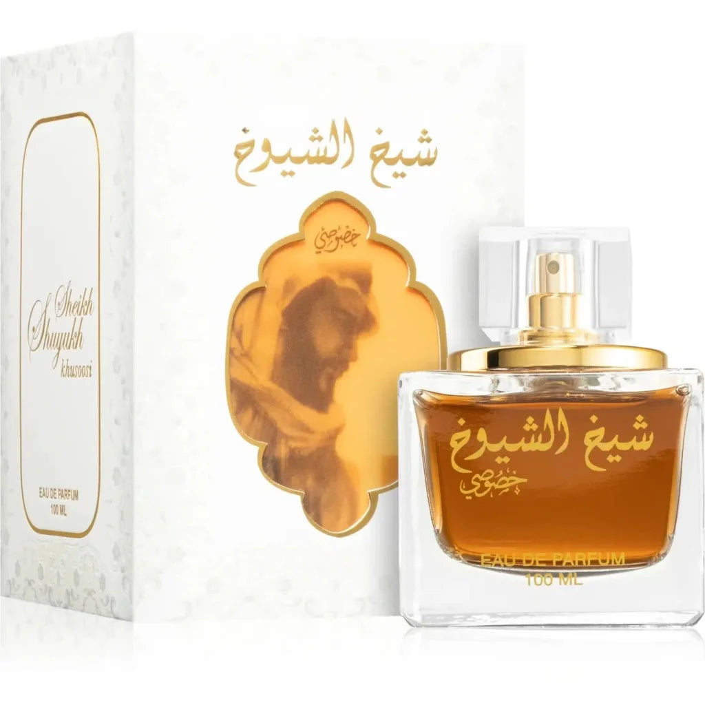 Lattafa Parfum Sheikh Shuyukh Khusoosi 100 ml gouden dop parfumfles