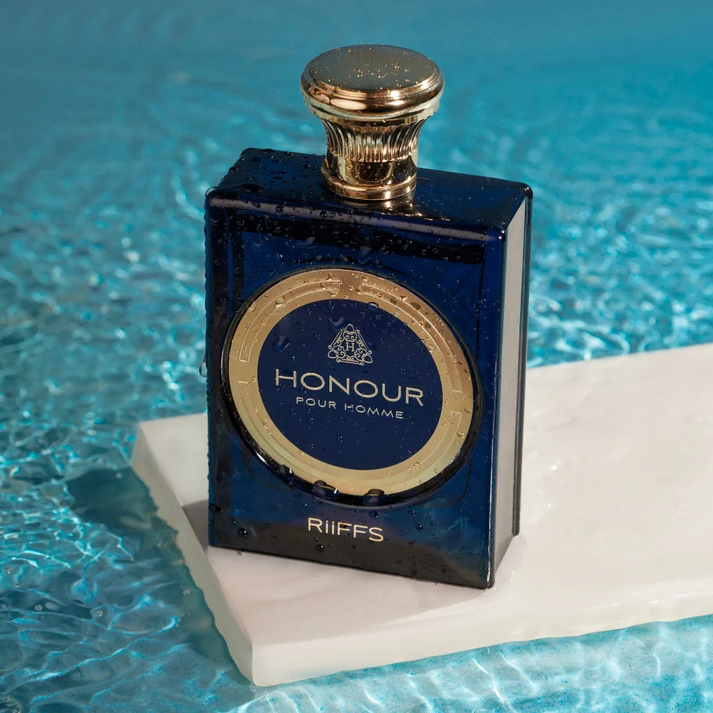 Riiffs Honour Edp voor heren in donkerblauw glas op Salepify App